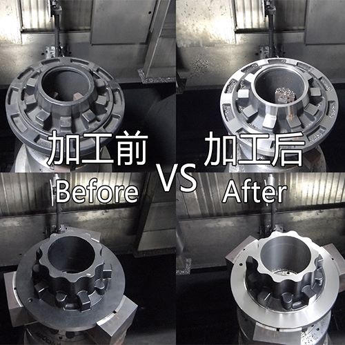 双刀独立协同，双刀塔数控立车挑战轮毂粗精一体车削